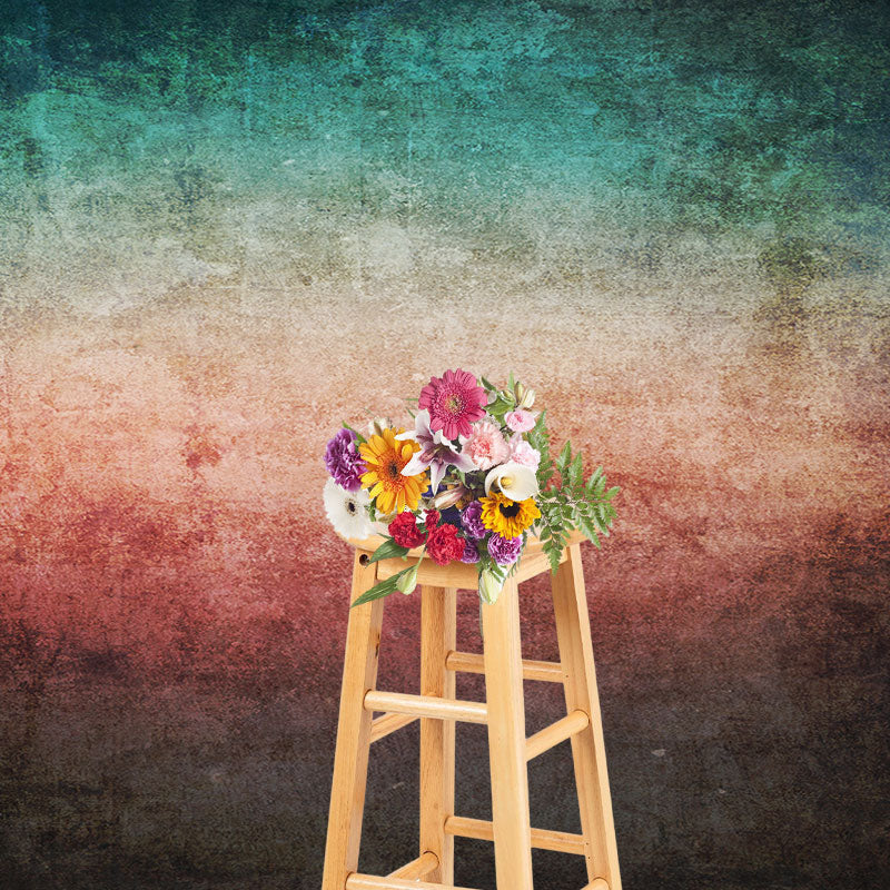 Aperturee - Antiquated Colorful Abstract Photography Backdrop