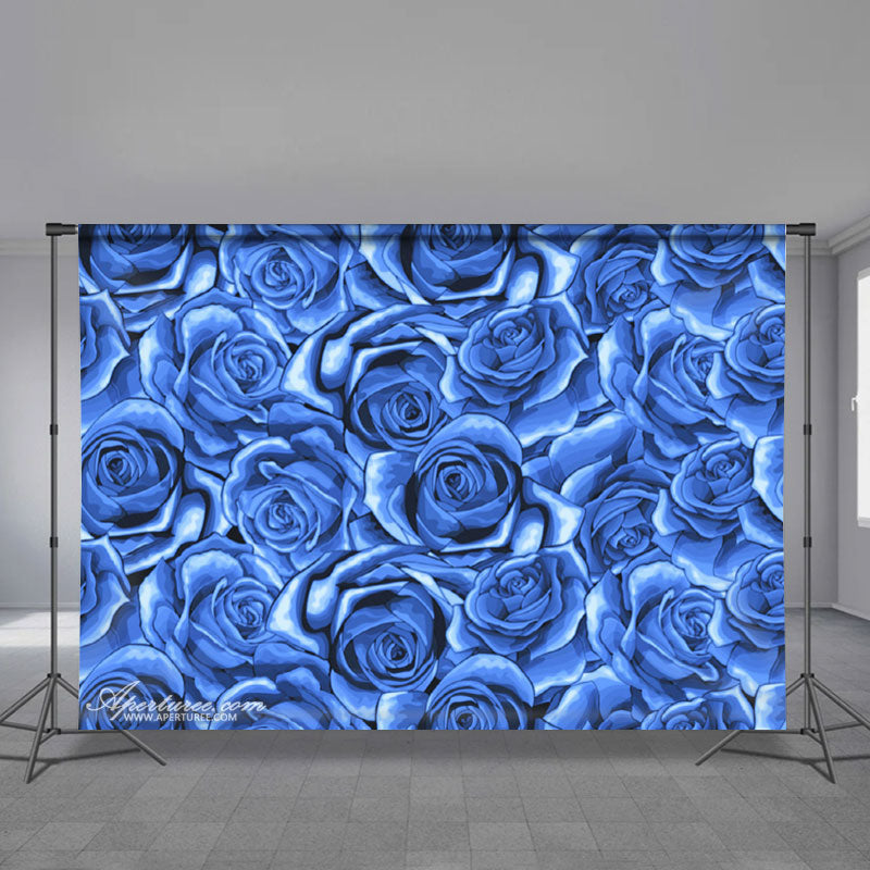 Aperturee - Bluerose Special Adorable Happy Valentine Backdrop