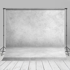 Aperturee - Grey Retro Worn Abstract Textured Photography Backdrop