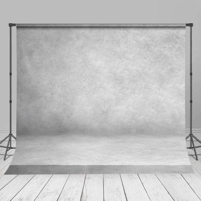 Aperturee - Light Cold Grey Abstract Textured Photography Backdrop