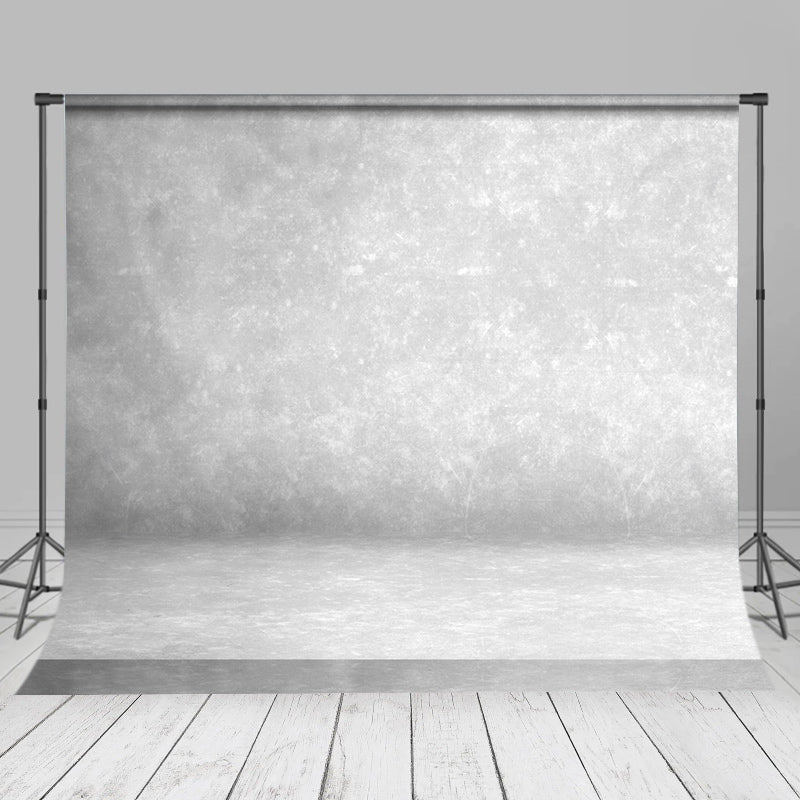 Aperturee - Light Grey Abstract Textured Photo Studio Backdrop