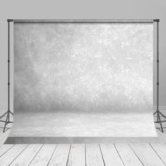 Aperturee - Light Grey Abstract Textured Photo Studio Backdrop