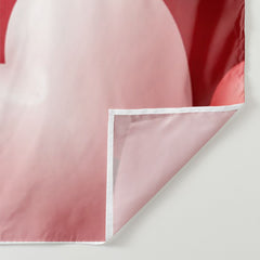 Aperturee - Pink White Balloons Curtain Valentines Backdrop