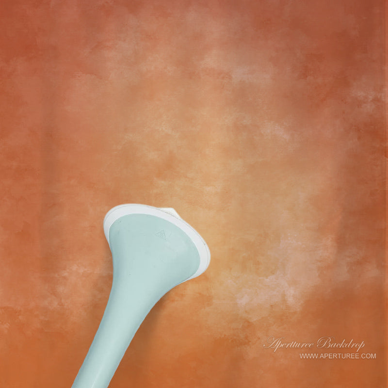 Aperturee - Select Painting Orange Texture Photo Backdrop