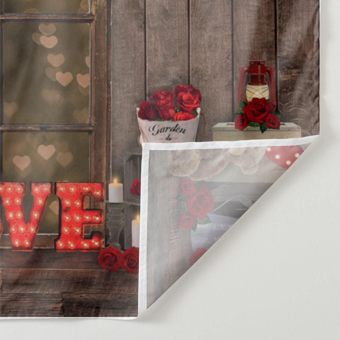 Aperturee - Sweet Love Light Night Happy Valentine Backdrop