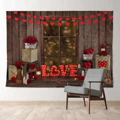 Aperturee - Sweet Love Light Night Happy Valentine Backdrop